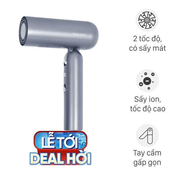 Máy sấy tóc và tạo kiểu đa năng Dreame Pocket Uni AHD54 Space Gray