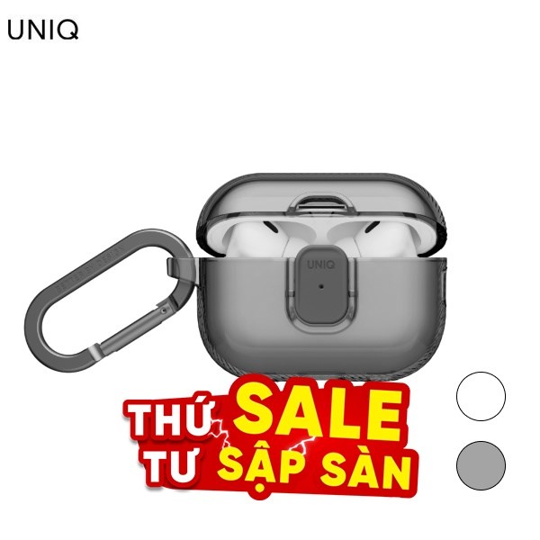 Túi đựng AirPods Pro 3 PC TPU UNIQ GLASE PRO