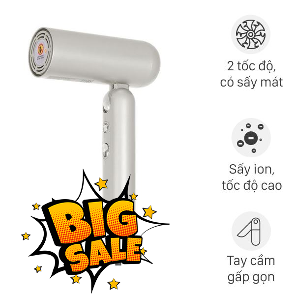 Máy sấy tóc và tạo kiểu đa năng Dreame Pocket Uni AHD54 Titanium Gold
