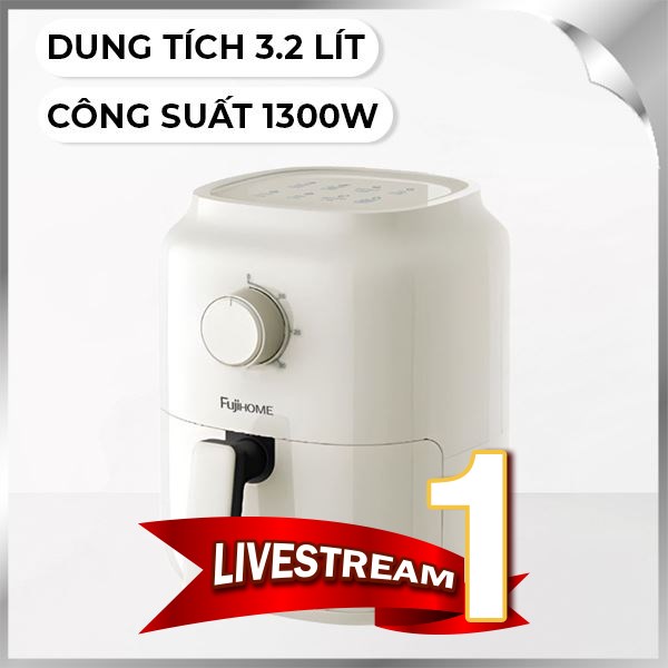 Nồi chiên không dầu FUJIHOME 3.2 lít A3W
