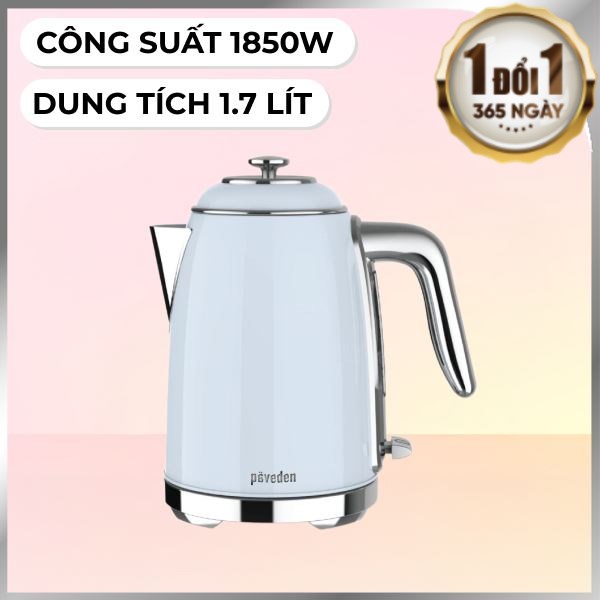 Bình đun siêu tốc Paveden 1.7 lít PKT-1718BL