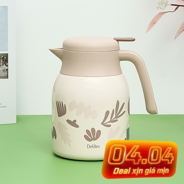 Bình giữ nhiệt Inox phủ ceramic 1200 ml Delites XB-24182