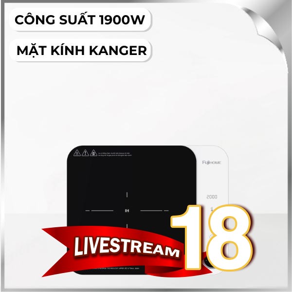 Bếp từ đơn FUJIHOME IC1901W 1900W