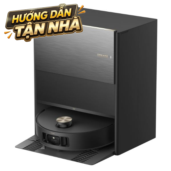 Robot hút bụi lau nhà Dreame Aqua 10 Roller Đen