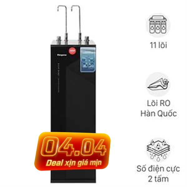 Máy lọc nước RO nóng nguội lạnh Hydrogen ion kiềm Kangaroo KGHC11A4