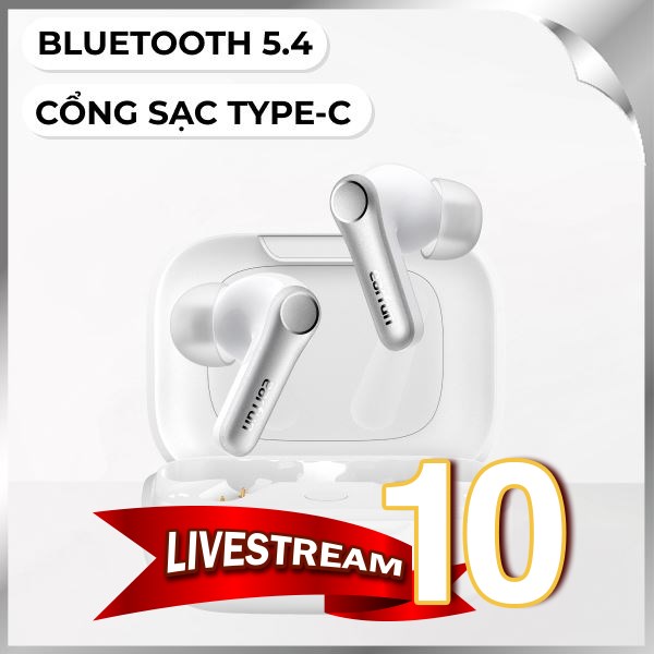 Tai nghe Bluetooth True Wireless Earfun Air Pro 4 - Trắng