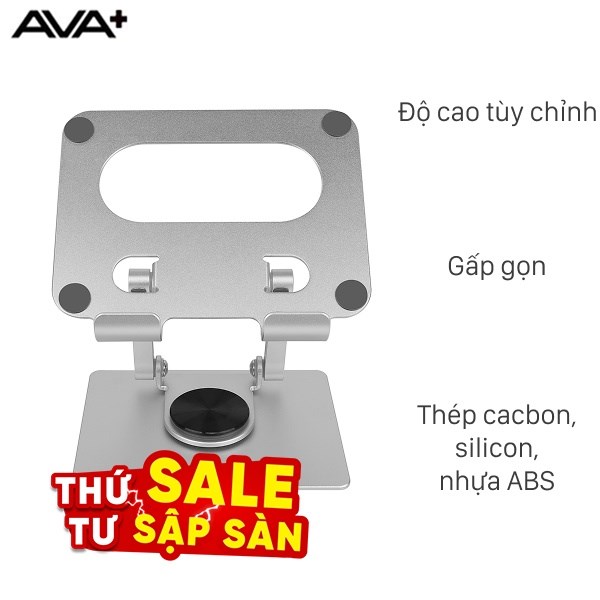 Đế Máy Tính Bảng Xoay 360 JC D68 AVA+