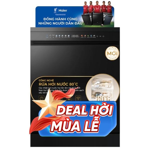 Máy rửa chén độc lập Haier HDWA18-686BK3VN