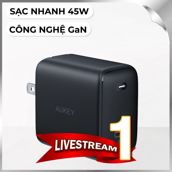 Sạc nhanh Type-C PD Aukey PA-F4 Omnia