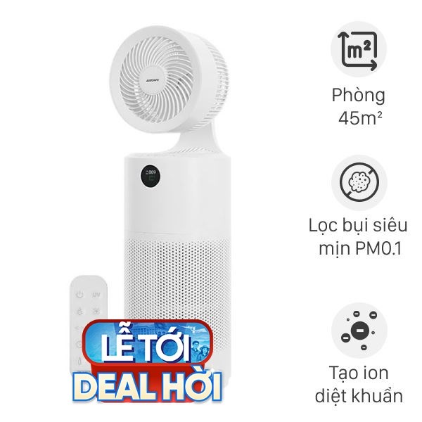 Máy lọc không khí kết hợp quạt Acerpure Cool C2-UVC AC553-50W 65W