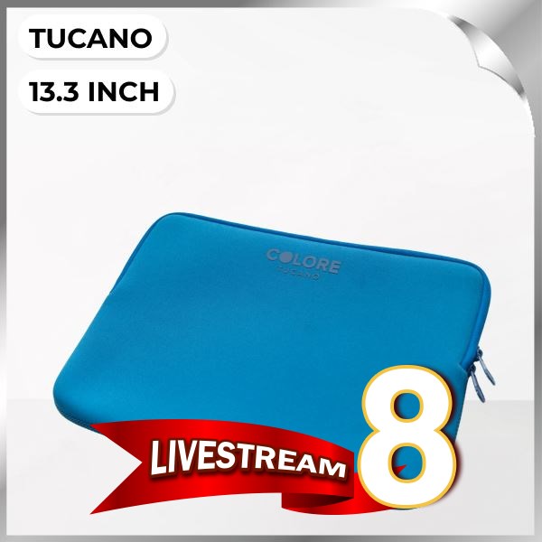 Túi chống sốc Macbook Pro 13.3 inch TUCANO Colore Second Skin - Xanh dương