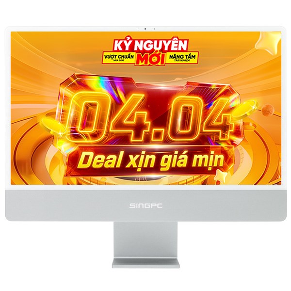 SingPC AIO M24Ai512H9M5-W i5 12450H 23.8 inch