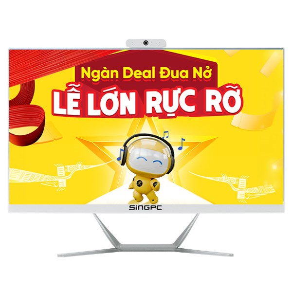 SingPC AIO M24N19M5-W N100 23.8 inch