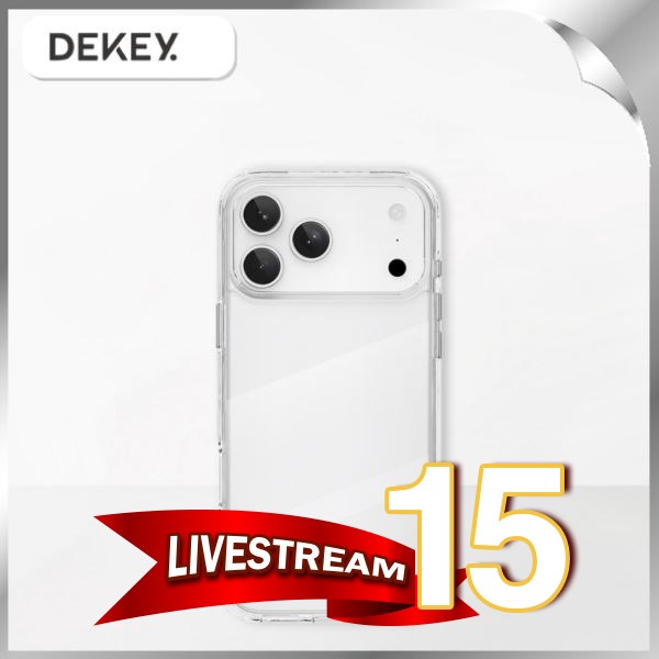 Ốp lưng iPhone 17 Pro TPU DEKEY Crystal case