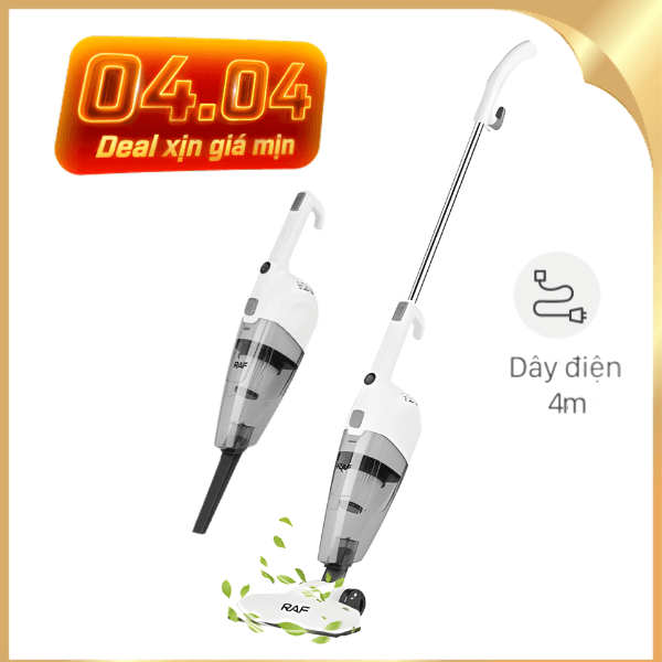 Máy hút bụi cầm tay RAF R.8673 - Trắng