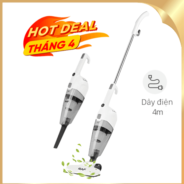 Máy hút bụi cầm tay RAF R.8673 - Trắng