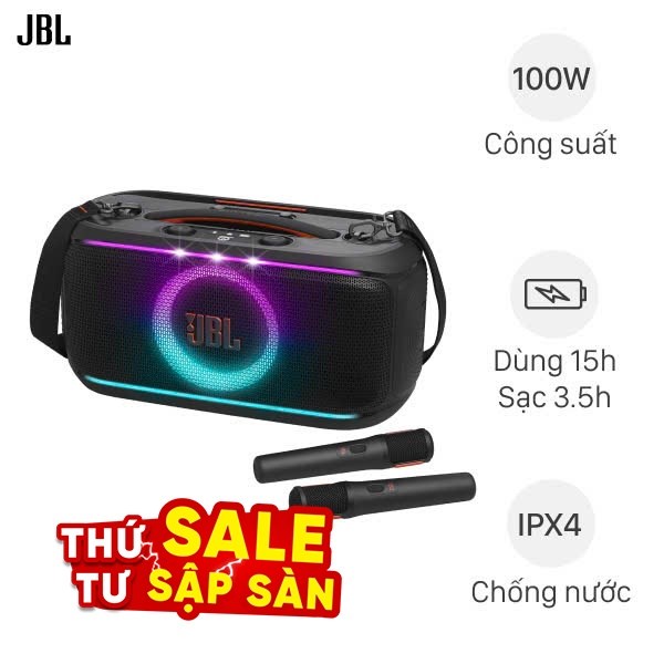 Loa Bluetooth JBL Partybox On The Go 2