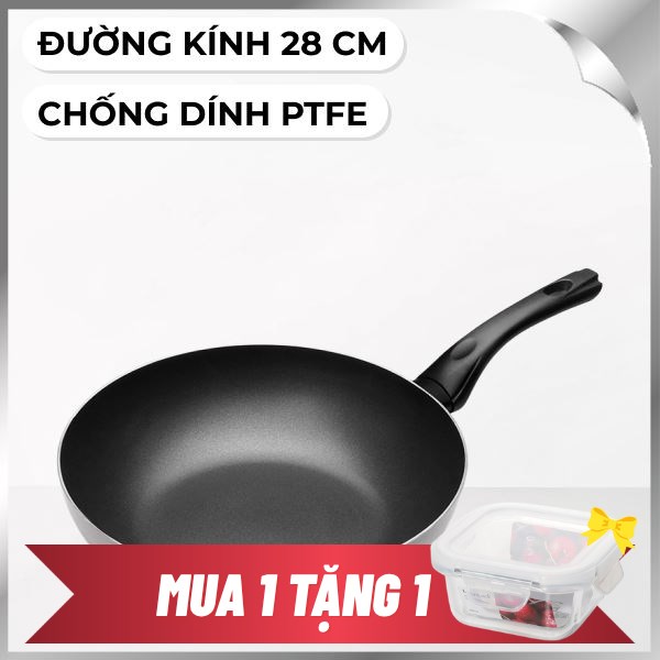 Chảo nhôm sâu chống dính đáy từ 28 cm Lock&Lock CAW2872IH