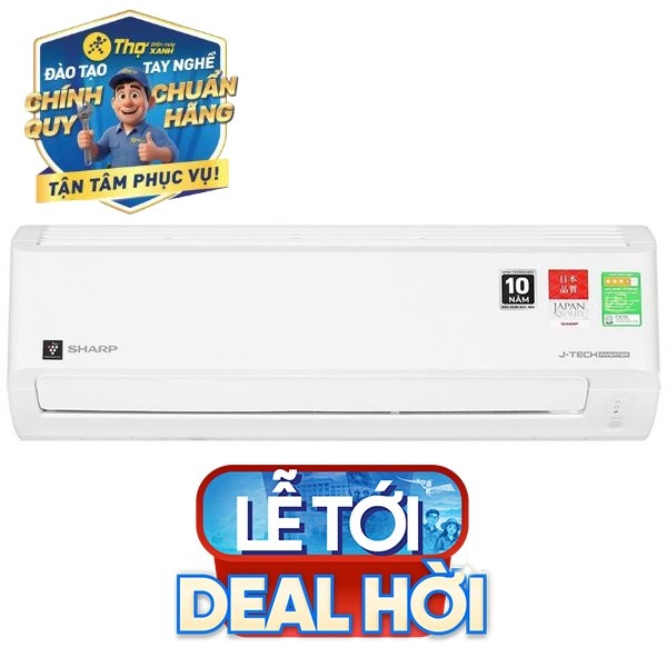 Máy lạnh Sharp Inverter 1 HP AH-XP10DSW