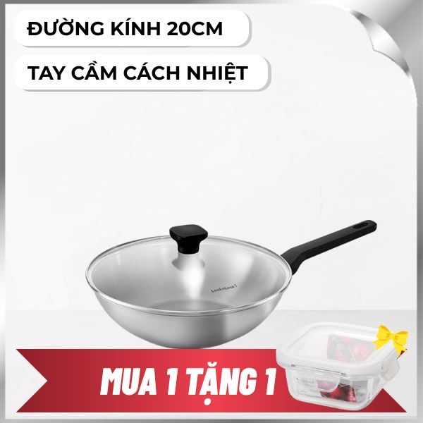 Chảo inox sâu đáy từ Lock&Lock CSW2823IH