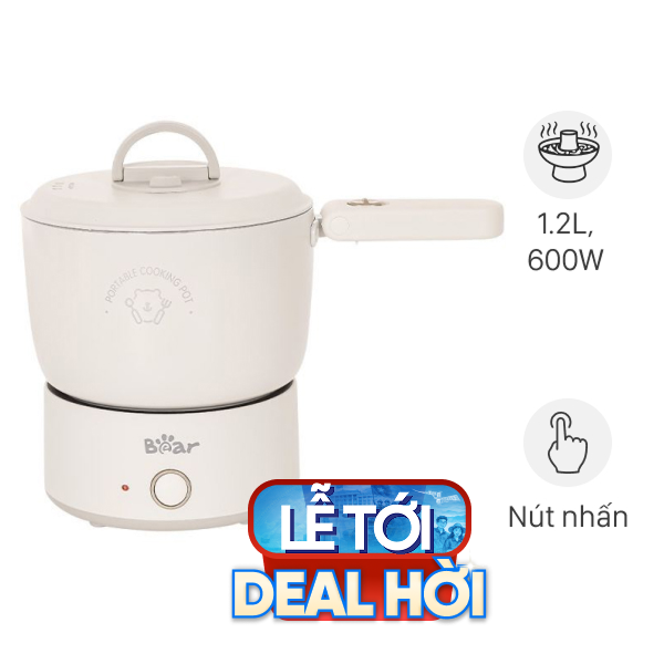 Nồi lẩu đa năng Bear MC-4H12H 1.2 lít