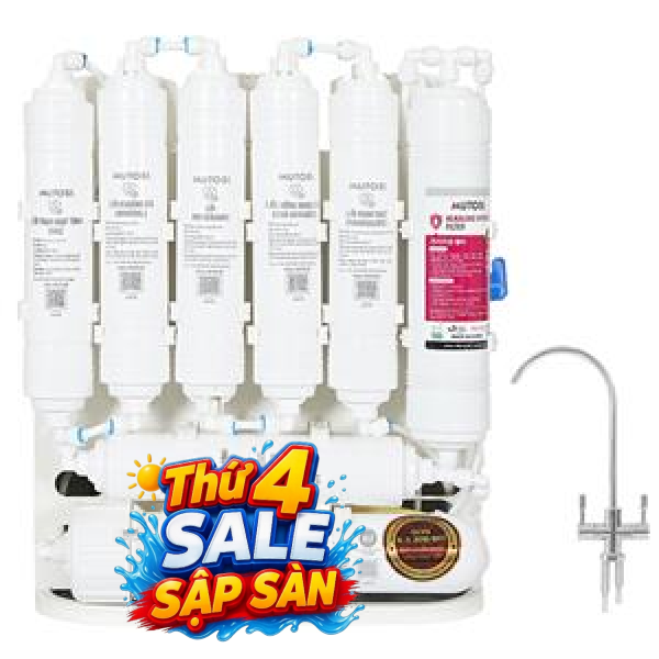 Máy lọc nước RO Hydrogen ion kiềm Mutosi MP-U28H