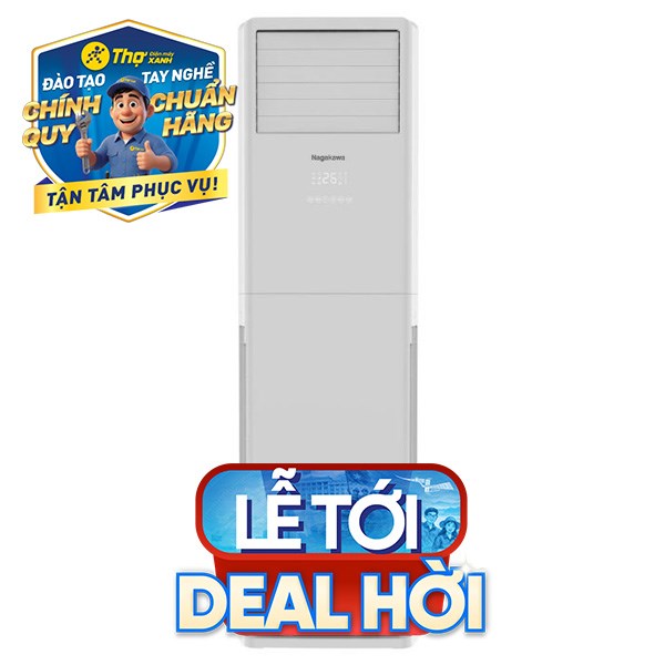 Máy lạnh tủ đứng Nagakawa 3 HP NP-C28R1K58