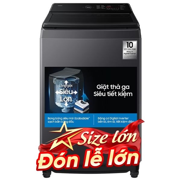 Samsung Inverter 17 Kg WA40F17E7CSV