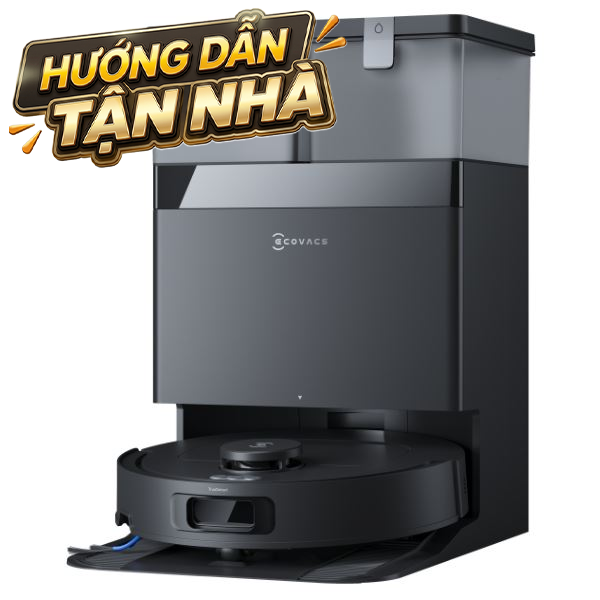 Robot hút bụi lau nhà Ecovacs T30C Prime Omni Đen