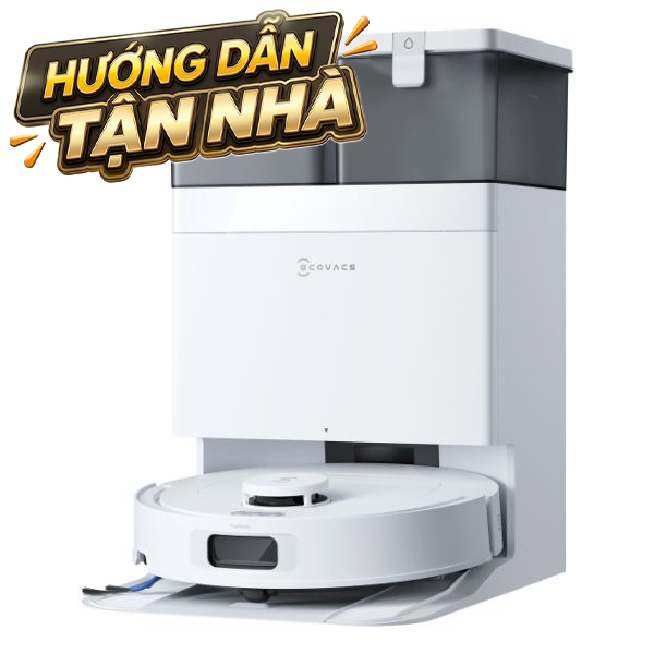 Robot hút bụi lau nhà Ecovacs T30C Prime Omni Trắng