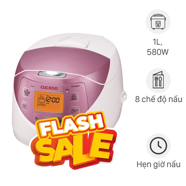 Nồi cơm điện tử Cuckoo 1 lít CR-0631F