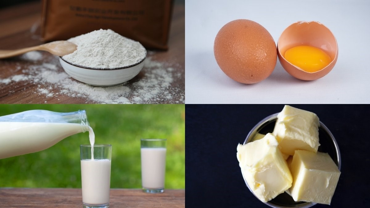 Nguyên liệu món ăn cách làm bánh butter tteok bơ dẻo thơm hot trend siêu dễ thực hiện tại nhà