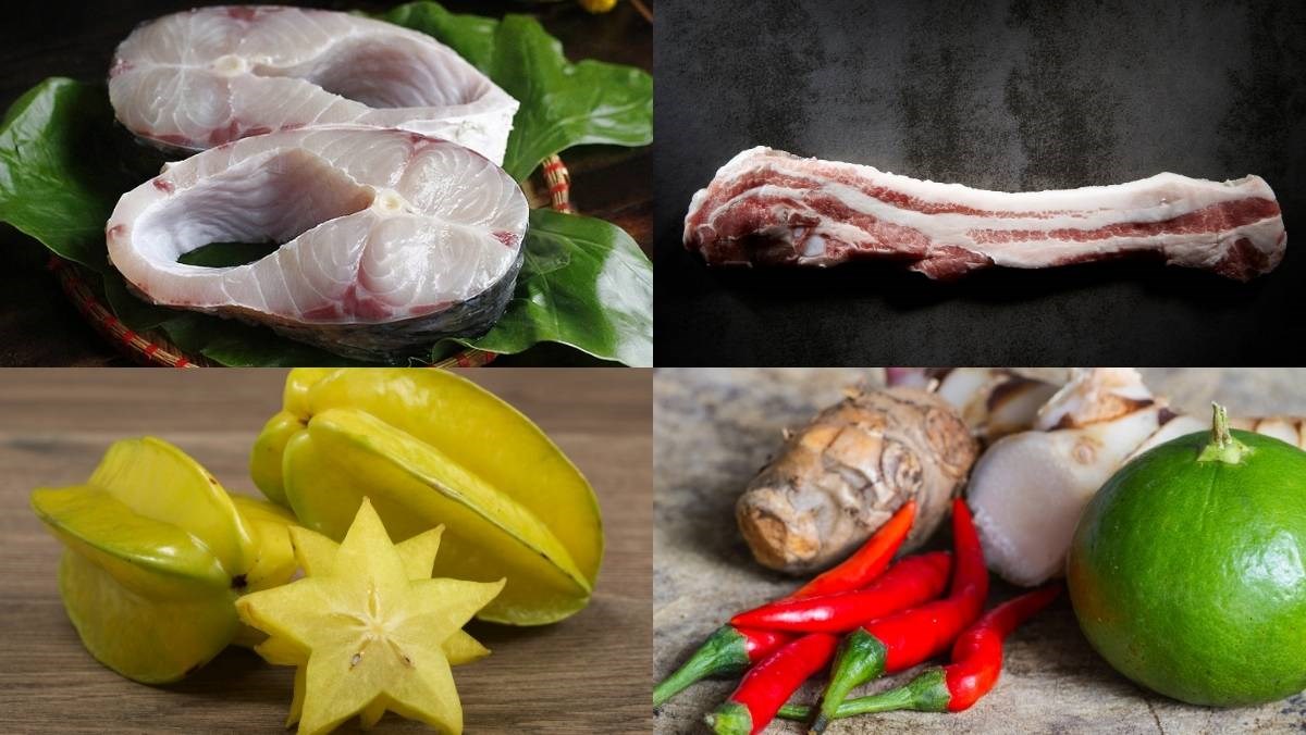 Nguyên liệu món ăn cách làm cá trắm kho khế chua đậm đà thơm ngon đưa cơm cho cả gia đình