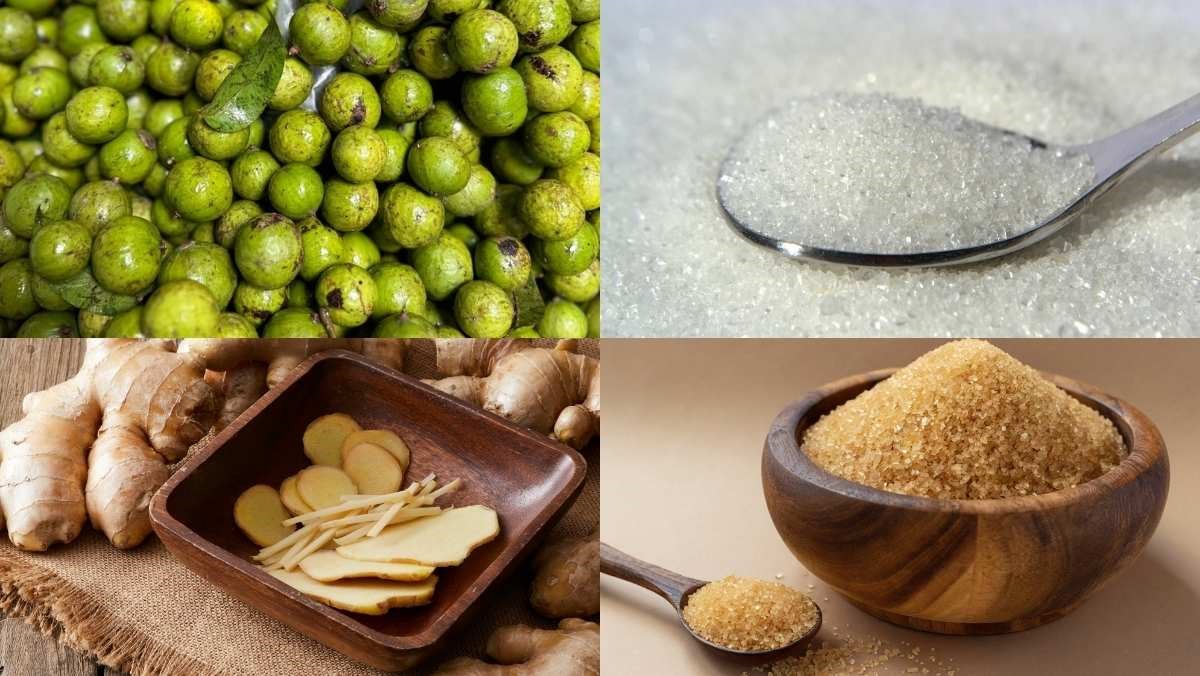 Nguyên liệu món ăn bí quyết làm sấu ngâm chua ngọt giòn ngon, không nổi váng để được cả năm