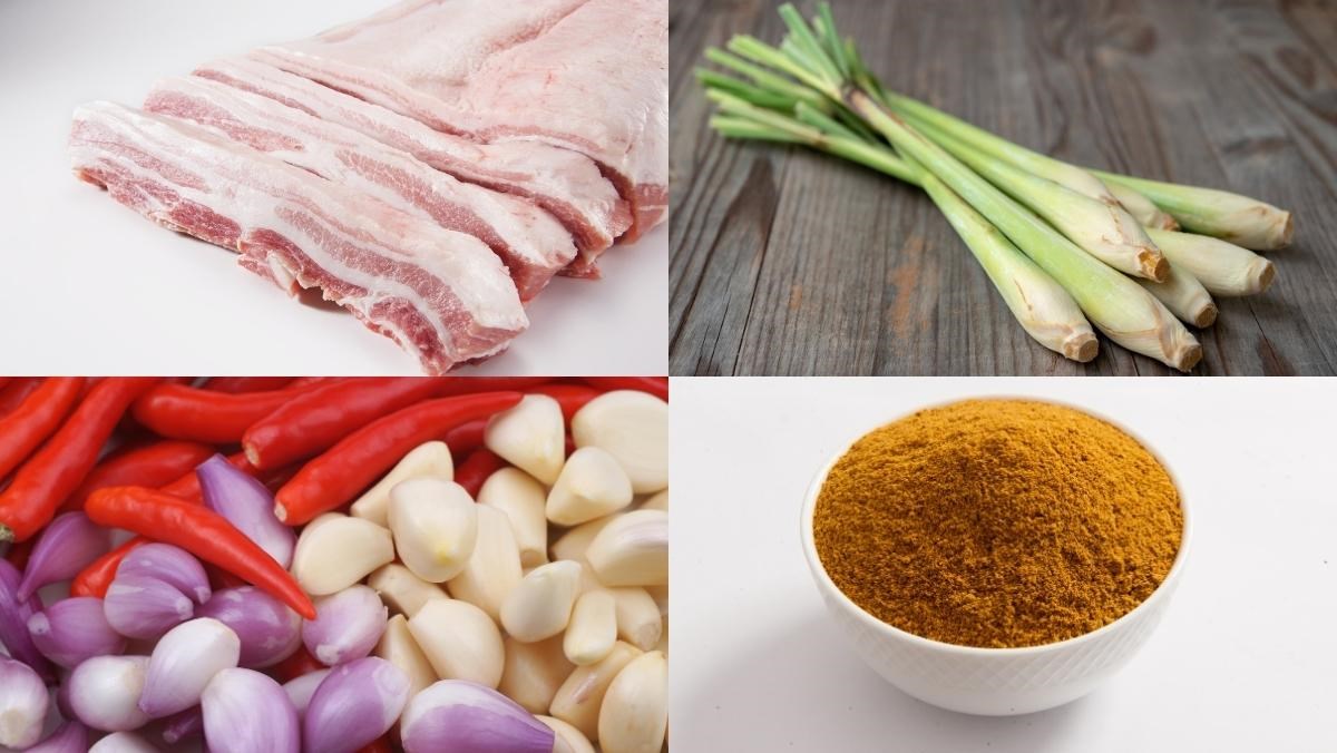 Nguyên liệu món ăn tranh thủ làm món thịt một nắng phơi khô cực ngon cho những ngày nắng nóng