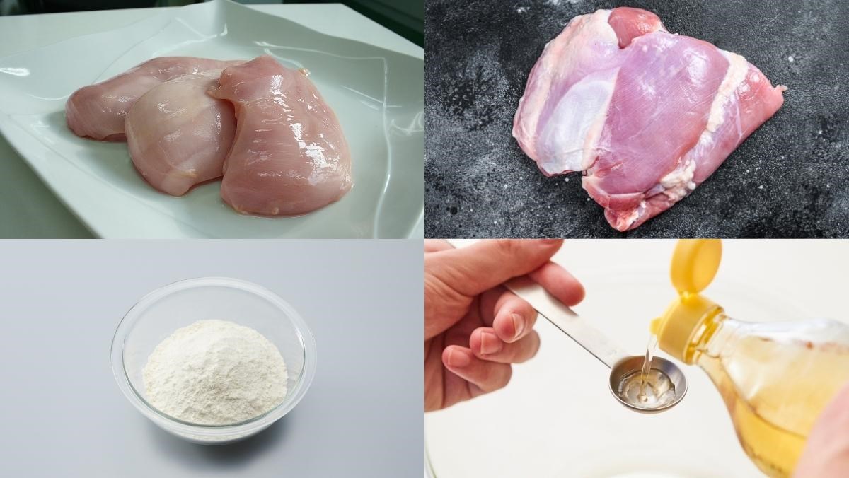 Nguyên liệu món ăn cách làm ức gà viên dai giòn cho người ăn kiêng nấu món gì cũng ngon