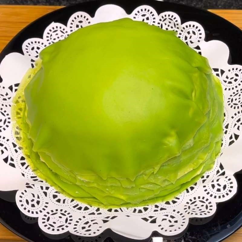 Bước 3 Tạo hình bánh sầu riêng Phú Sĩ Bánh Phú Sĩ sầu riêng