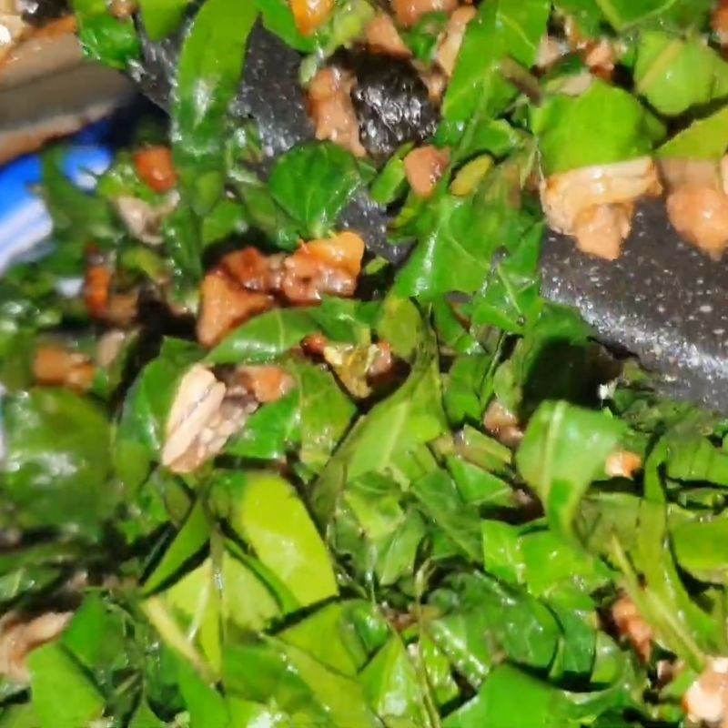 Bước 4 Thành phẩm Rắn xào lá cách