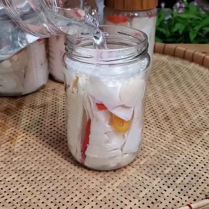 Bước 5 Cách bảo quản măng chua lâu Cách làm măng chua để cả năm