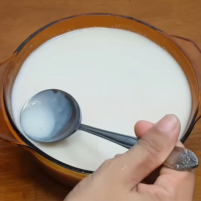 Bước 4 Cách làm chè tàu hủ bằng đường nho chè tàu hủ