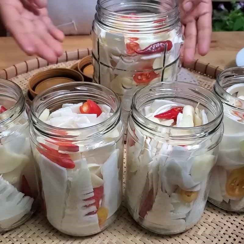 Bước 4 Cách muối măng chua ngon Cách làm măng chua để cả năm