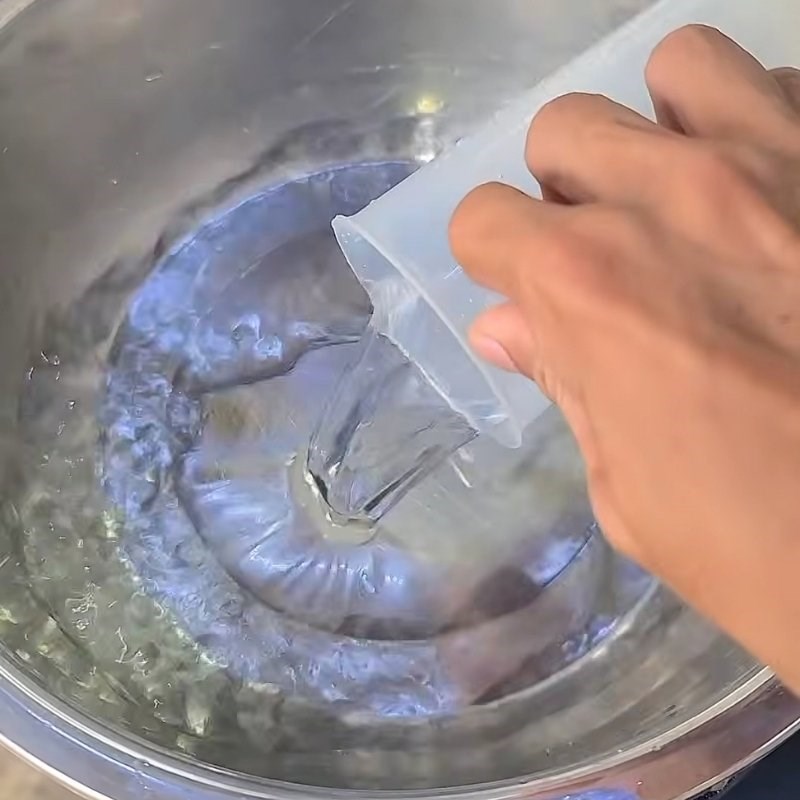 Bước 4 Chuẩn bị nước đường ngâm Trân châu đen luộc