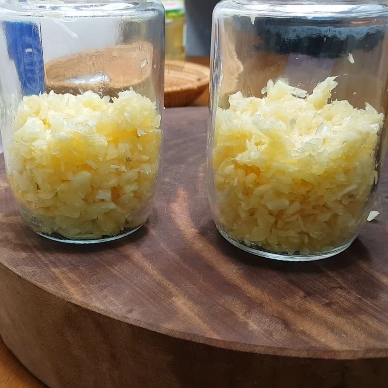 Bước 3 Để tỏi nghỉ Cách ngâm rượu tỏi