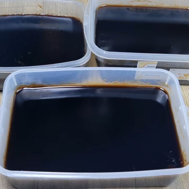 Bước 4 Đổ khuôn và làm lạnh sương sáo sương sáo hạt é
