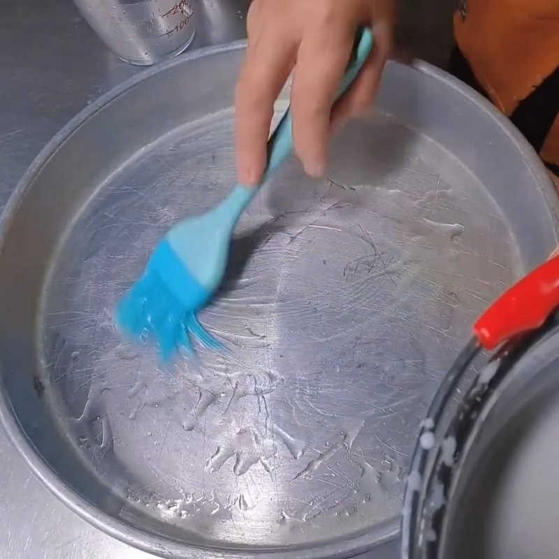 Bước 4 Hấp bánh nhiều lớp Bánh bò mặn