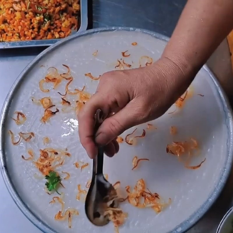 Bước 5 Hoàn thiện món ăn Bánh bò mặn