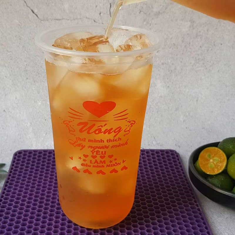 Bước 6 Hoàn thiện và trang trí Hồng trà tắc