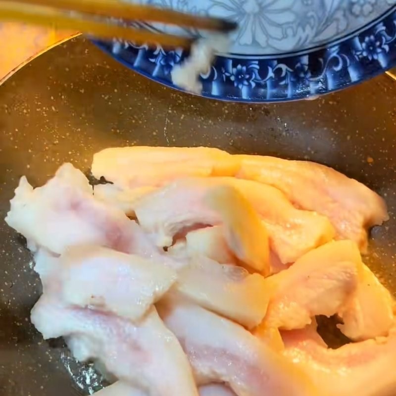Bước 3 Hướng dẫn làm tóp mỡ Triều Khúc giòn tan Tóp mỡ Triều Khúc