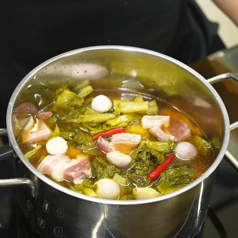Bước 4 Kỹ thuật kho cá nhừ xương Cá kho dưa chua miền Bắc