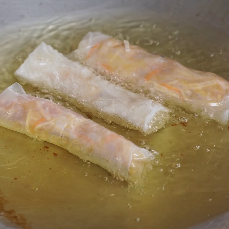 Bước 4 Làm chả giò khoai môn tôm thịt Hủ tiếu hấp